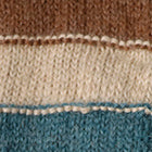 Striped Alpaca Long Fingerless Gloves